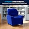 Flash Furniture Kids Recliner, 25" to 39" x 28", Upholstery Color: Blue BT-7950-KID-MIC-BLUE-GG - alternate 3